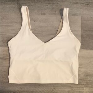 lululemon athletica White Align Crop Tank